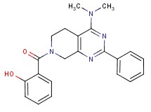 2-{[4-(dimethylamino)-2-phenyl-5,8-dihydropyrido[3,4-d]pyrimidin-7(6H)-yl]carbonyl}phenol