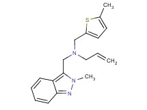 N-[(2-methyl-2H-indazol-3-yl)methyl]-N-[(5-methyl-2-thienyl)methyl]prop-2-en-1-amine