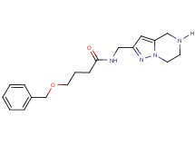 4-(benzyloxy)-N-(4,5,6,7-tetrahydropyrazolo[1,5-a]pyrazin-2-ylmethyl)butanamide hydrochloride
