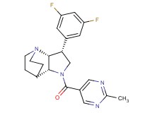 (3R*,3aR*,7aR*)-3-(3,5-difluorophenyl)-1-[(2-methylpyrimidin-5-yl)carbonyl]octahydro-4,7-ethanopyrrolo[3,2-b]pyridine