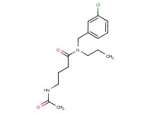 4-(acetylamino)-N-(3-chlorobenzyl)-N-propylbutanamide