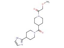4-(1H-imidazol-2-yl)-1-{[1-(methoxyacetyl)piperidin-4-yl]carbonyl}piperidine