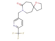 8-{[6-(trifluoromethyl)-3-pyridinyl]methyl}-1-oxa-8-azaspiro[4.6]undecan-9-one