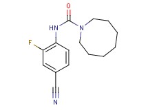 N-(4-cyano-2-fluorophenyl)azocane-1-carboxamide