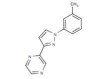 2-[1-(3-methylphenyl)-1H-pyrazol-3-yl]pyrazine