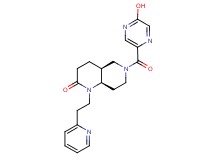 (4aS*,8aR*)-6-[(5-hydroxypyrazin-2-yl)carbonyl]-1-(2-pyridin-2-ylethyl)octahydro-1,6-naphthyridin-2(1H)-one