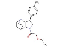 (2R*,3S*,6R*)-5-(ethoxyacetyl)-3-(4-methylphenyl)-1,5-diazatricyclo[5.2.2.0~2,6~]undecane