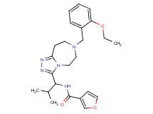 N-{1-[7-(2-ethoxybenzyl)-6,7,8,9-tetrahydro-5H-[1,2,4]triazolo[4,3-d][1,4]diazepin-3-yl]-2-methylpropyl}-3-furamide