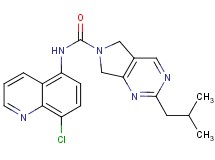 N-(8-chloroquinolin-5-yl)-2-isobutyl-5,7-dihydro-6H-pyrrolo[3,4-d]pyrimidine-6-carboxamide