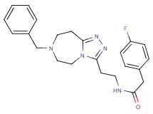 N-[2-(7-benzyl-6,7,8,9-tetrahydro-5H-[1,2,4]triazolo[4,3-d][1,4]diazepin-3-yl)ethyl]-2-(4-fluorophenyl)acetamide
