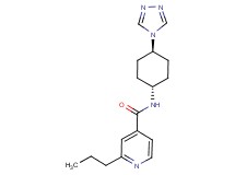 2-propyl-N-[trans-4-(4H-1,2,4-triazol-4-yl)cyclohexyl]isonicotinamide