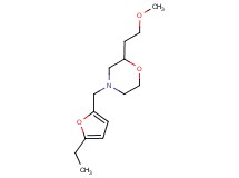 4-[(5-ethyl-2-furyl)methyl]-2-(2-methoxyethyl)morpholine