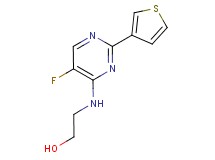 2-{[5-fluoro-2-(3-thienyl)-4-pyrimidinyl]amino}ethanol