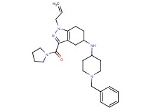 1-allyl-N-(1-benzyl-4-piperidinyl)-3-(1-pyrrolidinylcarbonyl)-4,5,6,7-tetrahydro-1H-indazol-5-amine
