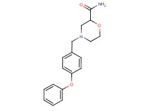 4-(4-phenoxybenzyl)morpholine-2-carboxamide