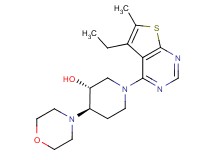 (3R*,4R*)-1-(5-ethyl-6-methylthieno[2,3-d]pyrimidin-4-yl)-4-(4-morpholinyl)-3-piperidinol