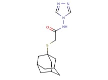 2-(1-adamantylthio)-N-4H-1,2,4-triazol-4-ylacetamide