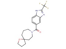 8-{[2-(trifluoromethyl)-1H-benzimidazol-5-yl]carbonyl}-1-oxa-8-azaspiro[4.6]undecane