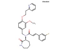 (2E)-3-(3-fluorophenyl)-N-{3-methoxy-4-[2-(2-pyridinyl)ethoxy]benzyl}-N-[(3S)-2-oxo-3-azepanyl]acrylamide