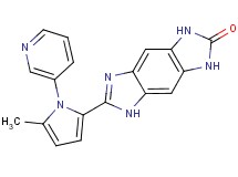 6-(5-methyl-1-pyridin-3-yl-1H-pyrrol-2-yl)-3,5-dihydroimidazo[4,5-f]benzimidazol-2(1H)-one