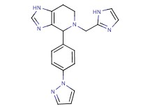 5-(1H-imidazol-2-ylmethyl)-4-[4-(1H-pyrazol-1-yl)phenyl]-4,5,6,7-tetrahydro-1H-imidazo[4,5-c]pyridine