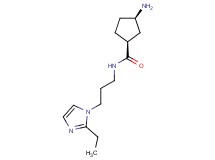 rel-(1S,3R)-3-amino-N-[3-(2-ethyl-1H-imidazol-1-yl)propyl]cyclopentanecarboxamide dihydrochloride