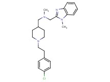 ({1-[2-(4-chlorophenyl)ethyl]-4-piperidinyl}methyl)methyl[(1-methyl-1H-benzimidazol-2-yl)methyl]amine