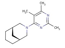 (1S*,5S*)-3-(2,5,6-trimethylpyrimidin-4-yl)-3-azabicyclo[3.3.1]nonane