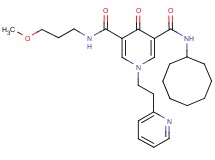 N-cyclooctyl-N'-(3-methoxypropyl)-4-oxo-1-[2-(2-pyridinyl)ethyl]-1,4-dihydro-3,5-pyridinedicarboxamide