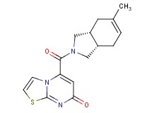 5-{[(3aR*,7aS*)-5-methyl-1,3,3a,4,7,7a-hexahydro-2H-isoindol-2-yl]carbonyl}-7H-[1,3]thiazolo[3,2-a]pyrimidin-7-one