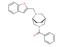 (1R*,5R*)-6-(1-benzofuran-2-ylmethyl)-3-benzoyl-3,6-diazabicyclo[3.2.2]nonane