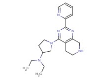 N,N-diethyl-1-(2-pyridin-2-yl-5,6,7,8-tetrahydropyrido[3,4-d]pyrimidin-4-yl)pyrrolidin-3-amine