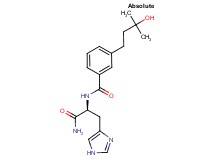 N-[3-(3-hydroxy-3-methylbutyl)benzoyl]-L-histidinamide