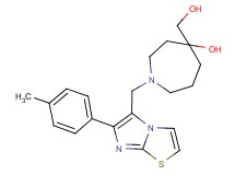4-(hydroxymethyl)-1-{[6-(4-methylphenyl)imidazo[2,1-b][1,3]thiazol-5-yl]methyl}-4-azepanol