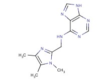 N-[(1,4,5-trimethyl-1H-imidazol-2-yl)methyl]-9H-purin-6-amine