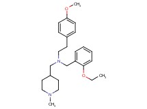 (2-ethoxybenzyl)[2-(4-methoxyphenyl)ethyl][(1-methyl-4-piperidinyl)methyl]amine