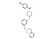N-methyl-2-(2-pyridinyl)-N-[3-({1-[4-(trifluoromethyl)benzoyl]-4-piperidinyl}oxy)benzyl]ethanamine