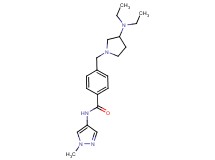 4-{[3-(diethylamino)pyrrolidin-1-yl]methyl}-N-(1-methyl-1H-pyrazol-4-yl)benzamide