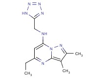5-ethyl-2,3-dimethyl-N-(1H-tetrazol-5-ylmethyl)pyrazolo[1,5-a]pyrimidin-7-amine