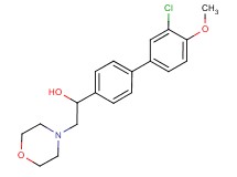 1-(3'-chloro-4'-methoxybiphenyl-4-yl)-2-morpholin-4-ylethanol