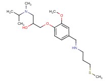 1-[isopropyl(methyl)amino]-3-[2-methoxy-4-({[3-(methylthio)propyl]amino}methyl)phenoxy]-2-propanol