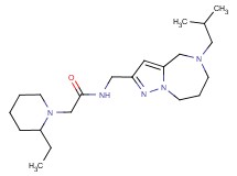 2-(2-ethylpiperidin-1-yl)-N-[(5-isobutyl-5,6,7,8-tetrahydro-4H-pyrazolo[1,5-a][1,4]diazepin-2-yl)methyl]acetamide