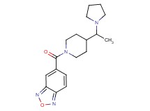 5-({4-[1-(1-pyrrolidinyl)ethyl]-1-piperidinyl}carbonyl)-2,1,3-benzoxadiazole