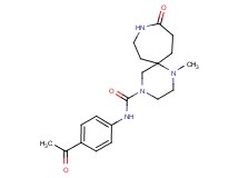 N-(4-acetylphenyl)-1-methyl-10-oxo-1,4,9-triazaspiro[5.6]dodecane-4-carboxamide