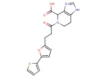 5-{3-[5-(2-thienyl)-2-furyl]propanoyl}-4,5,6,7-tetrahydro-1H-imidazo[4,5-c]pyridine-4-carboxylic acid