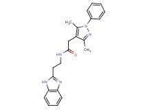 N-[2-(1H-benzimidazol-2-yl)ethyl]-2-(3,5-dimethyl-1-phenyl-1H-pyrazol-4-yl)acetamide