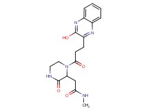 2-{1-[3-(3-hydroxy-2-quinoxalinyl)propanoyl]-3-oxo-2-piperazinyl}-N-methylacetamide