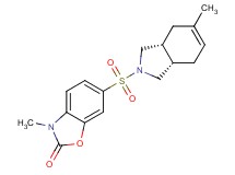 3-methyl-6-{[(3aR*,7aS*)-5-methyl-1,3,3a,4,7,7a-hexahydro-2H-isoindol-2-yl]sulfonyl}-1,3-benzoxazol-2(3H)-one