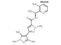 1,1',3',5'-tetramethyl-N-[(1S)-1-(3-methylpyridin-2-yl)ethyl]-1H,1'H-3,4'-bipyrazole-5-carboxamide