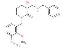 1-(2,3-dimethoxybenzyl)-3-hydroxy-3-{[(pyridin-4-ylmethyl)amino]methyl}piperidin-2-one
